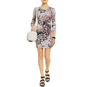 NWT JONATHAN SAUNDERS PRINTED JERSEY DRESS, Sz: XS